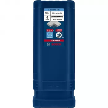 BOSCH EXPERT SDS plus-7X vrták do betónu 6mm 100mm pracovná dĺžka set 30 ks