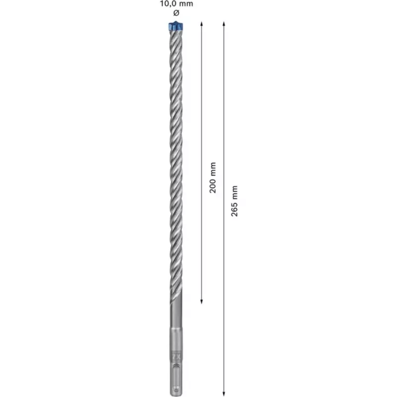 Bosch EXPERT SDS plus-7X sada vrtákov do kladiva 10 mm, 30 kusov, 265 mm dĺžka 2608900188
