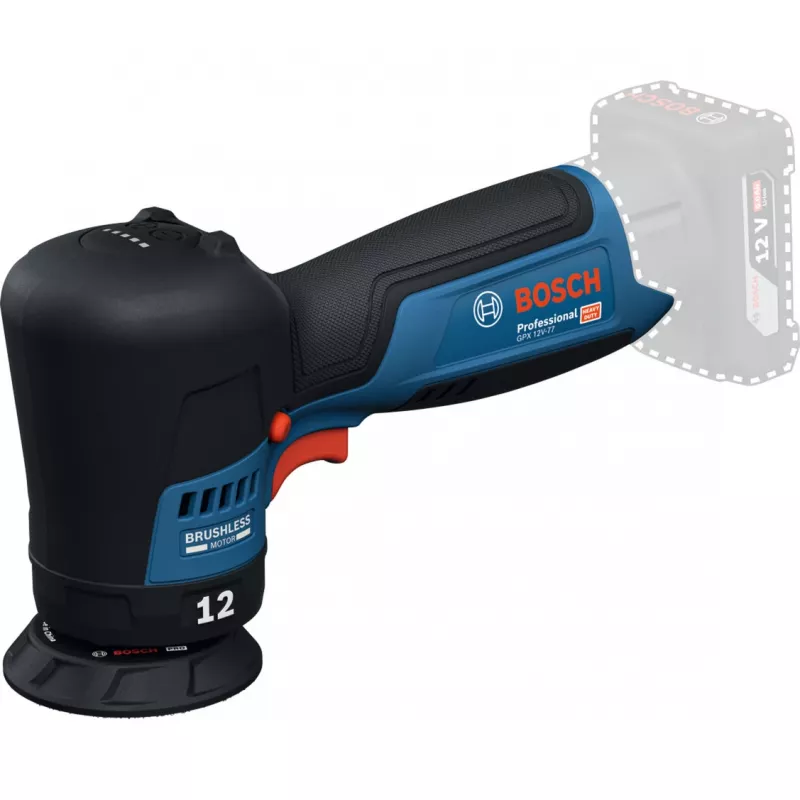 Bosch GPX 12V-77 Professional akumulátorová leštička, 12 V, bez batérie