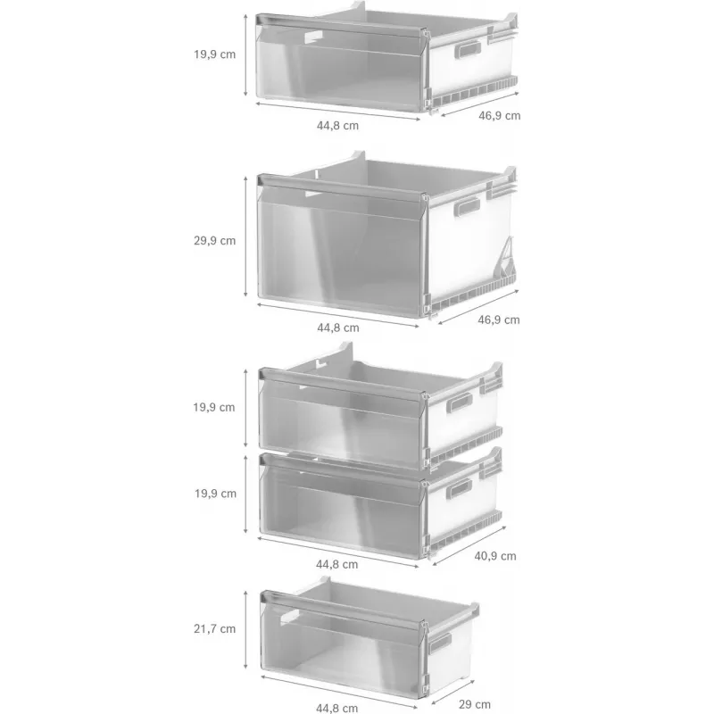 Bosch GSN36VCCG voľne stojaca mraznička, NoFrost, 242 L, energetická trieda E, vzhľad Inox