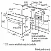 Bosch HBF113BR1S vstavaná elektrická rúra, 66L, nerez