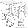 Bosch HBG7341B1 Series 8 vstavaná elektrická rúra, 71L, pyrolytické samočistenie, čierna, 60 cm
