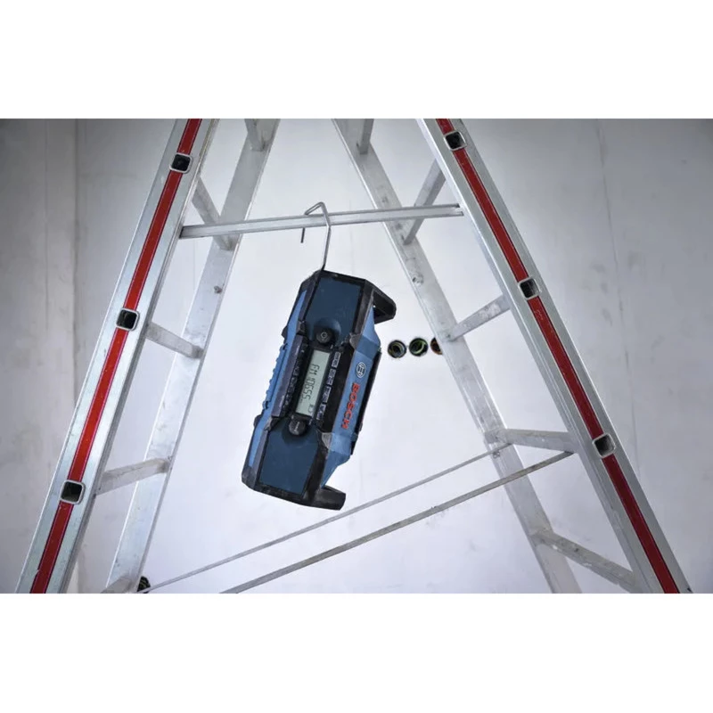 BOSCH HEAVY DUTY GPB18V-3C Professional Bluetooth FM rádio (modrá/čierna, zariadenie bez akumulátora)