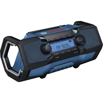 BOSCH HEAVY DUTY GPB18V-3C Professional Bluetooth FM rádio (modrá/čierna, zariadenie bez akumulátora)