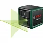 Bosch Home and Garden Quigo Green Set krížový líniový laser so svorkou, adaptérovou doskou a 1,1 m hliníkovým statívom 0603663CZ1