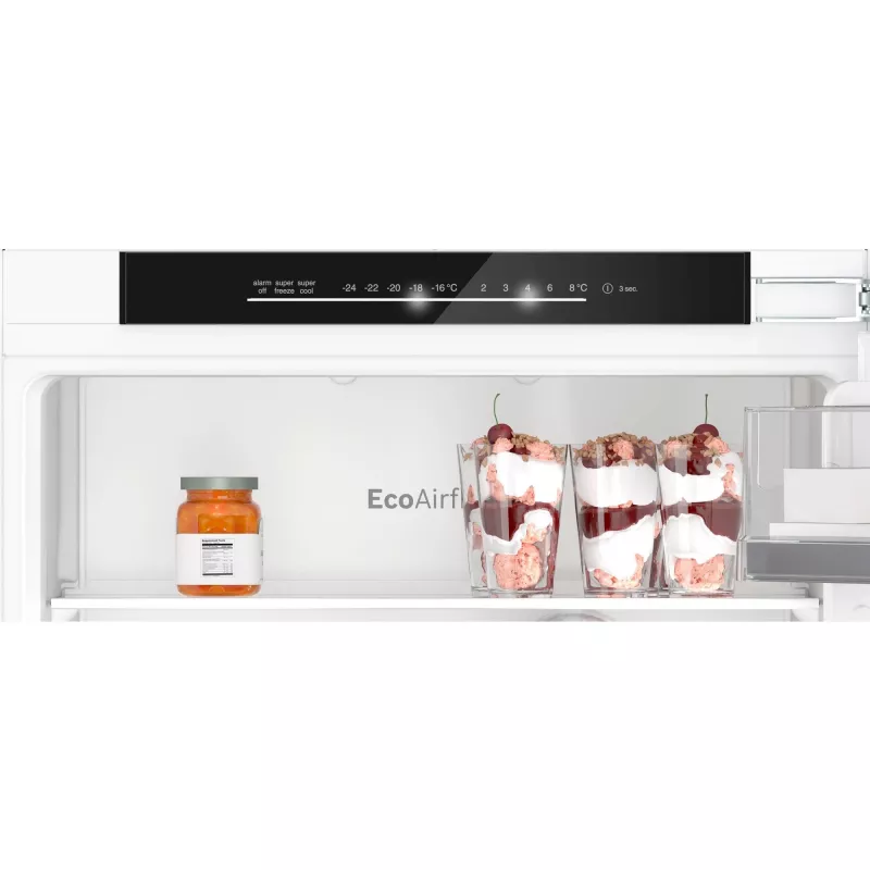 BOSCH KIN86ADD0 vstavaná chladnička s mrazničkou s VitaFresh a NoFrost, 260 L, energetická trieda D, biela