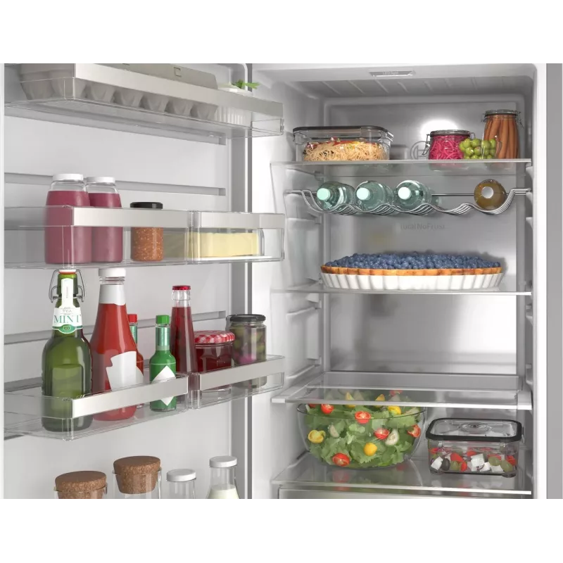 Bosch KSN36AICM voľne stojaca chladnička s mrazničkou, 302 L, NoFrost, Inox-Look, energetická trieda C