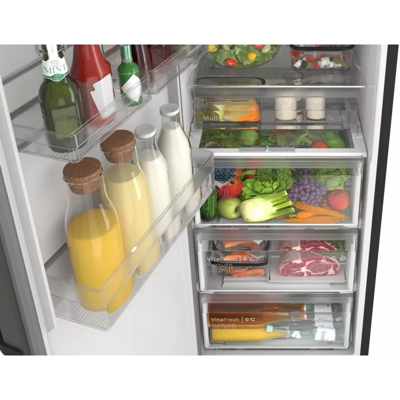 Bosch KSN36VCCG voľne stojaca chladnička s mrazničkou, 308 L, No Frost, Inox-Look