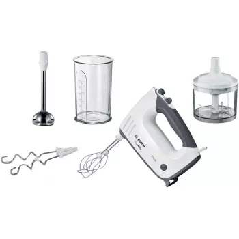 Bosch MFQ37480 ErgoMixx ručný mixér, 750 W, biela/sivá