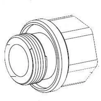 Bosch MIC Series M25 na 3/4 palca NPT adaptér káblového kanála (MIC-M25XNPT34)