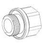 Bosch MIC Series M25 na 3/4 palca NPT adaptér káblového kanála (MIC-M25XNPT34)