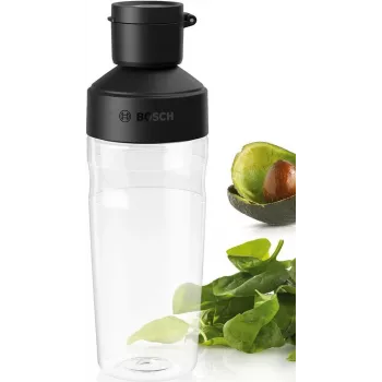 Bosch MMZV0BT1 ToGo fľaša 500 ml Tritan čierna/transparentná pre VitaPower mixér