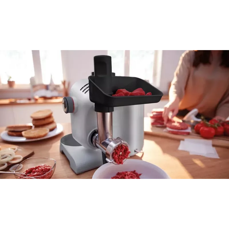 Bosch MUM58359 kuchynský robot rubínovo červený/strieborný 1000W 3,9L nerezová misa