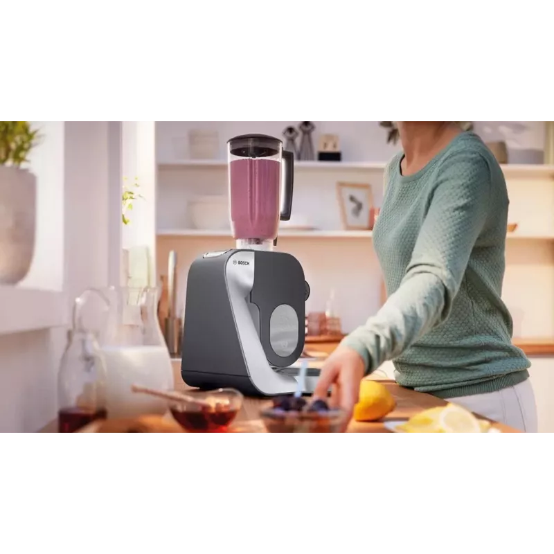 Bosch MUM58359 kuchynský robot rubínovo červený/strieborný 1000W 3,9L nerezová misa