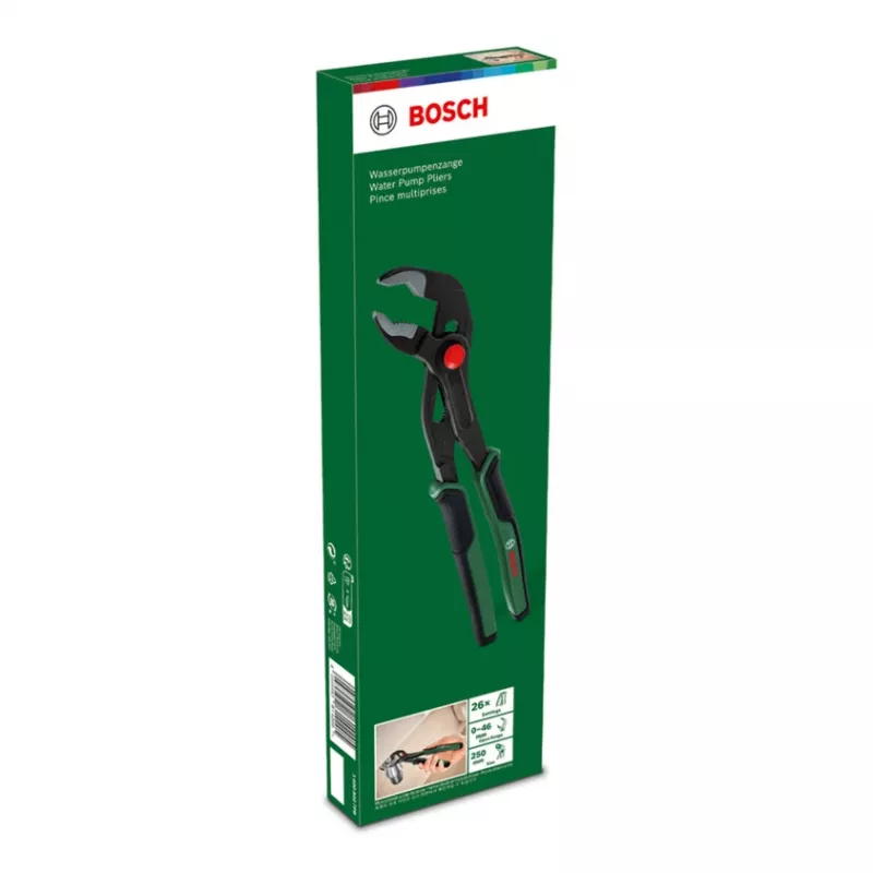 Bosch Power Tools 1600A032V9 vodárenské kliešte 250 mm (čierna/zelená)
