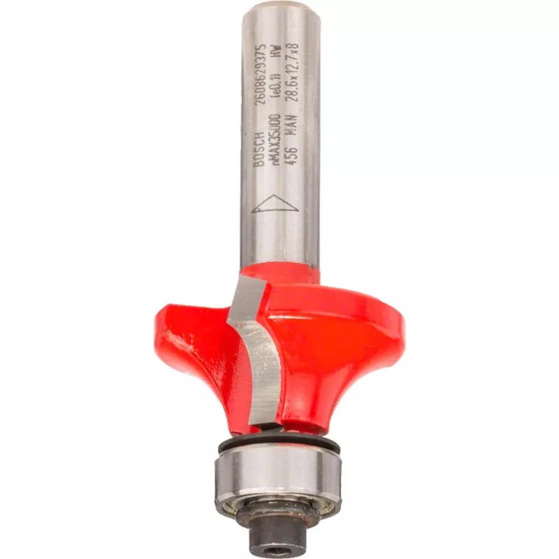 Bosch Power Tools Expert pre drevo zaobľovacia fréza, rádius 7,9 mm, stopka 8 mm, dvojzubá, s ložiskom