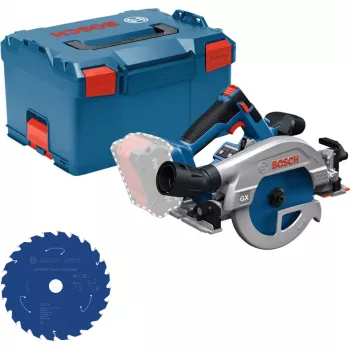 BOSCH Power Tools sada: akumulátorová ručná kotúčová píla GKS 18V 57 GX s pílovým kotúčom v L-BOXX