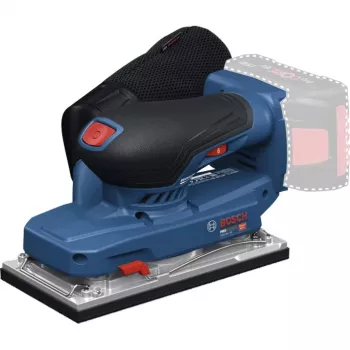 BOSCH POWERTOOLS akumulátorová excentrická brúska GSS 18V-18 Professional Solo, 18 V (modrá/čierna, bez batérie a nabíjačky, v L-BOXX)