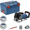 BOSCH PowerTools akumulátorová drážkovacia fréza GNF 18V-40 Professional Solo, 18 Volt (modrá/čierna, bez batérie a nabíjačky, v L-BOXX)