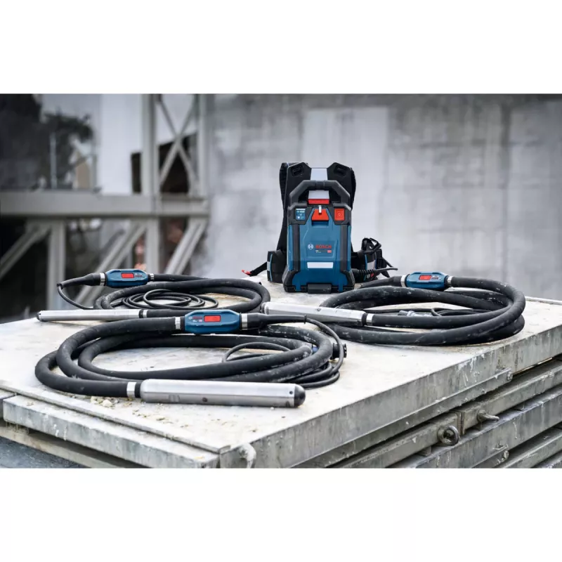 BOSCH POWERTOOLS GPU 18V-2 DI akumulátorový vysokofrekvenčný systém na zhutňovanie betónu (v kartóne)