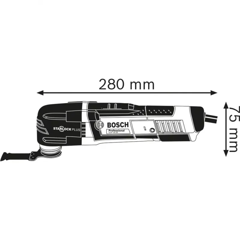 BOSCH POWERTOOLS Multi-Cutter GOP 30-28 Professional (modrá/čierna, L-BOXX, 300 Watt, vrátane príslušenstva)