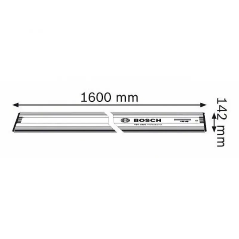 Bosch Professional FSN RA 32 1600 vodiaca lišta, 1600 mm, hliník