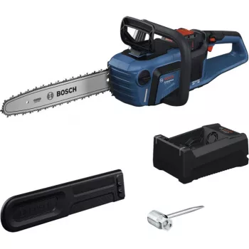 BOSCH Professional GKE 18V-40 akumulátorová reťazová píla, 18V, 5,5 Ah Li-Ion batéria, modrá