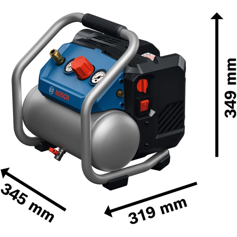Bosch Professional GKO 18V-51 akumulátorový kompresor (modrá/strieborná)
