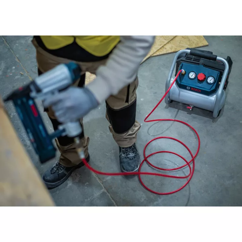 Bosch Professional GKO 18V-51 akumulátorový kompresor (modrá/strieborná)