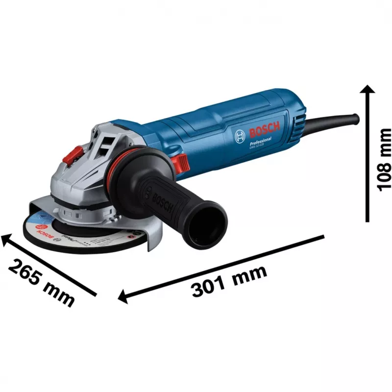 Bosch Professional GWS 12-125 06013A6106 uhlová brúska 125 mm 1200 W regulácia otáčok