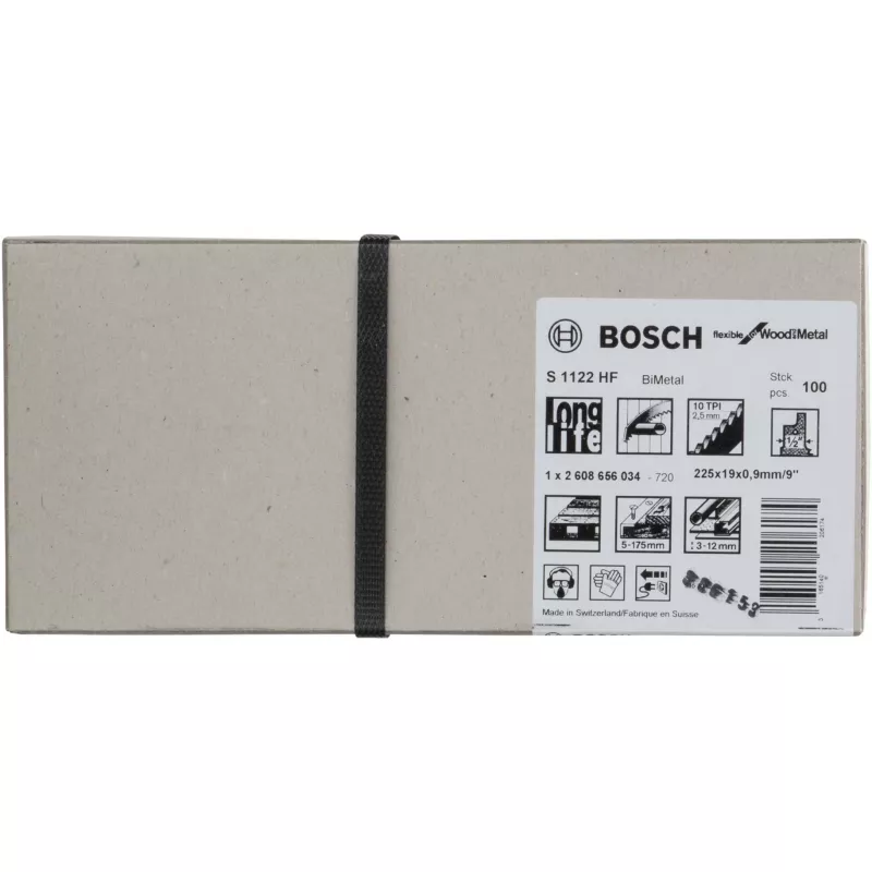 Bosch S 1122 HF bimetalový pílový list do chvostovej píly (1 ks)