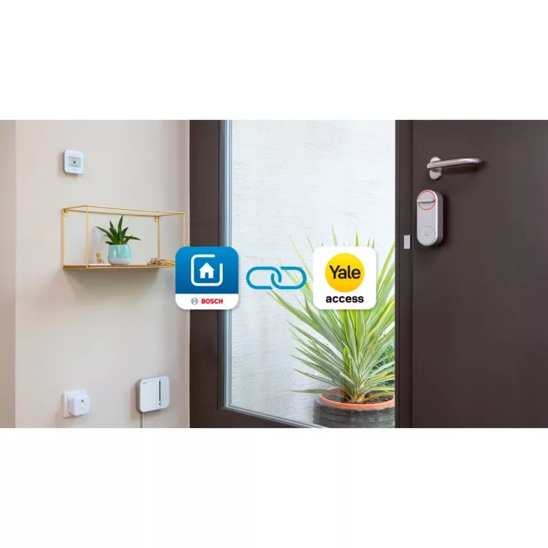 BOSCH SMARTHOME Smart Home Action Package Smart Closing (biela, 1x Yale Linus Smart Lock, 1x Smart Home Controller)