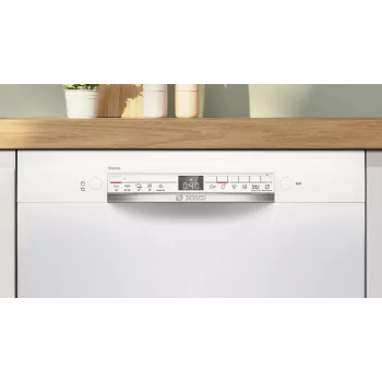 Bosch SMU2HTW08E vstavaná umývačka riadu, 60 cm, 13 súprav, 5 programov, energetická trieda C, AquaStop, biela