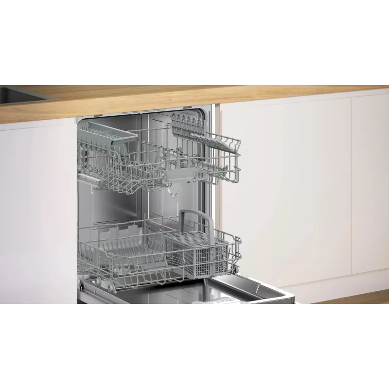 Bosch SMU2HTW08E vstavaná umývačka riadu, 60 cm, 13 súprav, 5 programov, energetická trieda C, AquaStop, biela