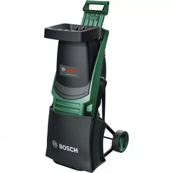 BOSCH UniversalShredder akumulátorový záhradný drvič, 36V (2x18V-25), 2x 4,0 Ah Li-Ion akumulátory, zelená/čierna, POWER FOR ALL ALLIANCE