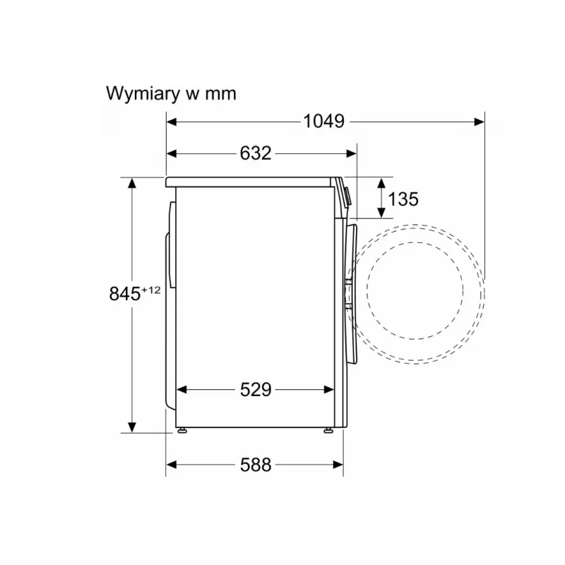 BOSCH WGG254ZGPL 9 kg práčka s plnením spredu s i-DOS a Home Connect