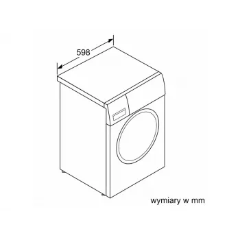 BOSCH WGG254ZGPL 9 kg práčka s plnením spredu s i-DOS a Home Connect
