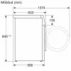 Bosch WGH256AESN práčka, 10 kg, 1600 ot/min, biela