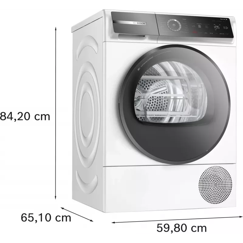 Bosch WQB246DLSN 9 kg predná práčka s i-DOS a Home Connect