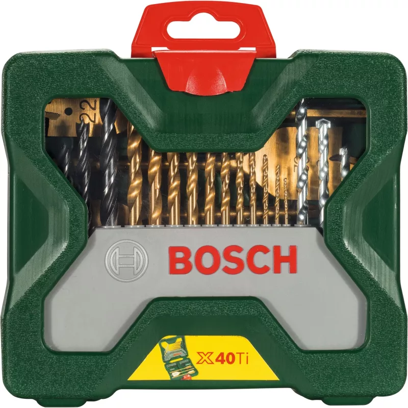 Bosch X-Line TiN 40-dielna univerzálna sada vrtákov a bitov do skrutkovača 2607019600