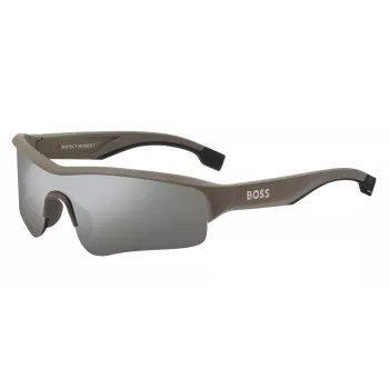 BOSS BOSS1607NS10A pánske slnečné okuliare oversized shield 99mm sklo 100% UV400
