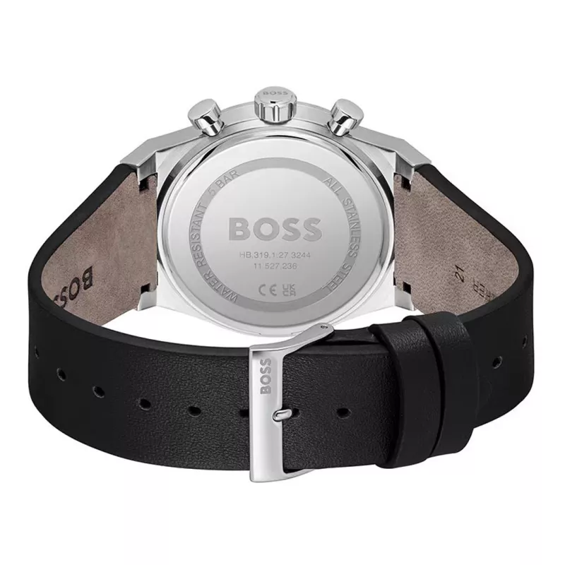BOSS Hero pánske quartz chronograf hodinky 1514218 41mm ušľachtilá oceľ modrý ciferník