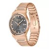 BOSS MAN 1514185 quartzové analógové hodinky 41mm čierny ciferník kožený remienok