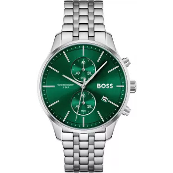 BOSS pánske Skymaster chronograph hodinky 1513975 42mm nerezová oceľ modrý ciferník