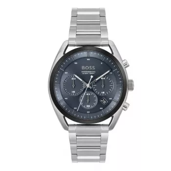 BOSS pánske Skymaster chronograf hodinky 1514093 44 mm nehrdzavejúca oceľ modrý ciferník