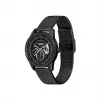 BOSS pánske Velocity chronograf quartz hodinky 42mm modrý ciferník nerezová oceľ mesh 1514035