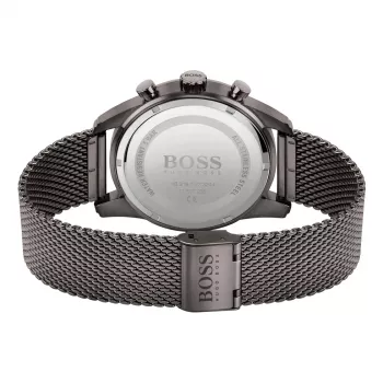 BOSS pánske hodinky 1513837 Skymaster chronograf modrý ciferník nehrdzavejúca oceľ 44mm