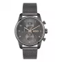 BOSS pánske hodinky 1513837 Skymaster chronograf modrý ciferník nehrdzavejúca oceľ 44mm