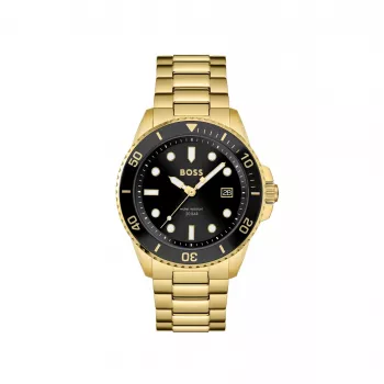 BOSS pánske hodinky 1513917 43 mm nehrdzavejúca oceľ modrý ciferník chronograf