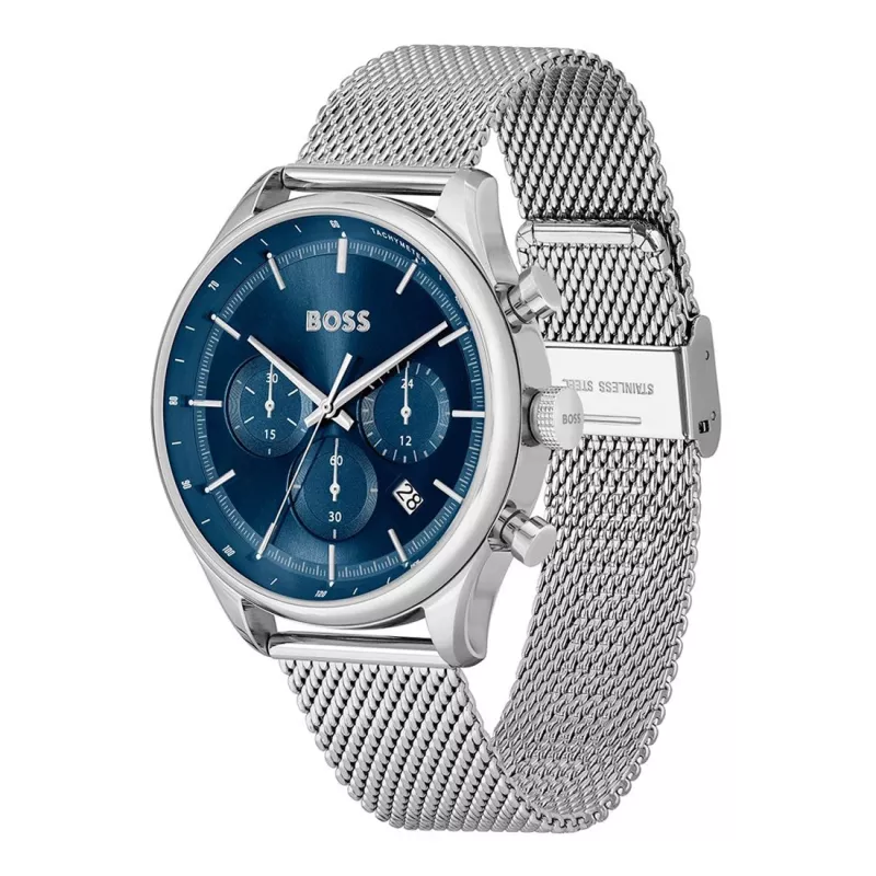 BOSS pánske hodinky 1514052 (45 mm) nerez oceľ chronograf